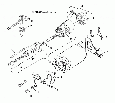 STARTING MOTOR - S06NT6ES (4998889888D01)