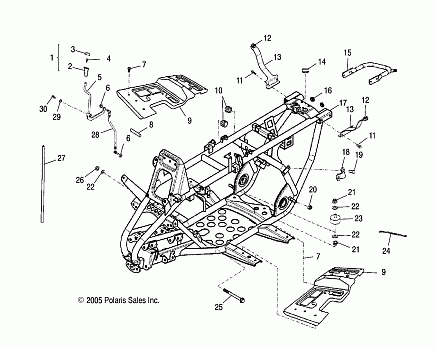 FRAME BODY - A06PB20AA/AB/AC/LE (4999202449920244B03)