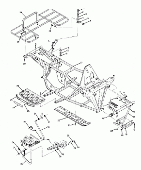 Frame Assembly with Racks (4916331633003A)