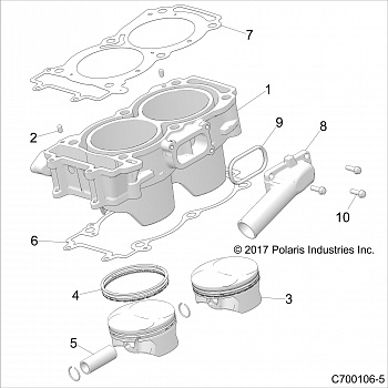 ENGINE, CYLINDER AND PISTON - Z20S1E99NG (C700106-5)