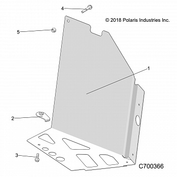 BODY, MUD COVER REAR - R20RRE99DS (C700366)