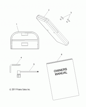 TOOLS, TOOL KIT and OWNERS MANUAL - S15CL6/CW6 ALL OPTIONS (49SNOWTOOL12SBASLT)