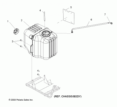 BODY, FUEL TANK ASM. - R09HH50AG/AR (49RGRFUEL097004X4)