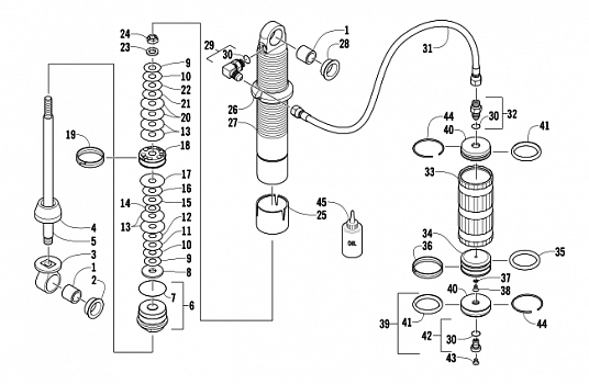 FRONT SUSPENSION SHOCK ABSORBER