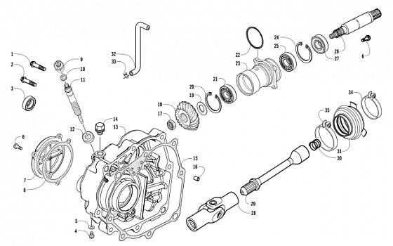 TRANSMISSION CASE ASSEMBLY