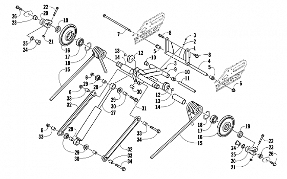 REAR SUSPENSION REAR ARM ASSEMBLY