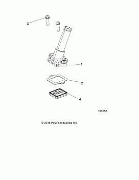 ENGINE, BREATHER - A18DAA57F5 (100550)