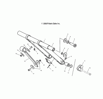 FRONT TORQUE ARM - S04NT7DS (4988498849B14)