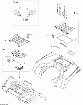 Front and Rear Trays XT