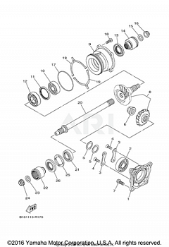 MIDDLE DRIVE GEAR