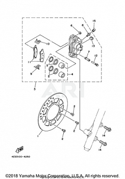 FRONT BRAKE CALIPER