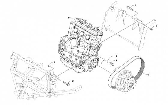 ENGINE AND RELATED PARTS