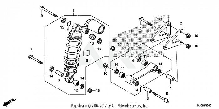 REAR SHOCK ABSORBER (1)