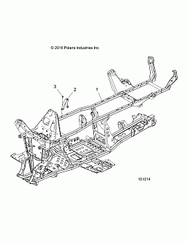 CHASSIS, FRAME -A19SDS57P5 (101014)