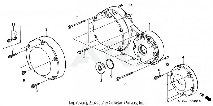 RIGHT CRANKCASE COVER