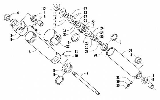 FRONT SUSPENSION SHOCK ABSORBER