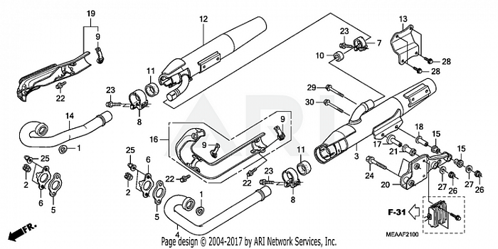 EXHAUST MUFFLER