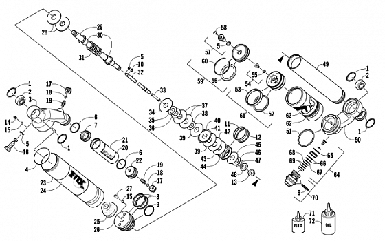 FRONT SUSPENSION SHOCK ABSORBER