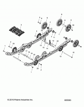 SUSPENSION, REAR - S17EER6 ALL OPTIONS (600363)