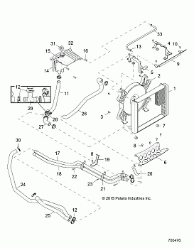 ENGINE, COOLING SYSTEM - Z16VDE92NH/NW (700476)