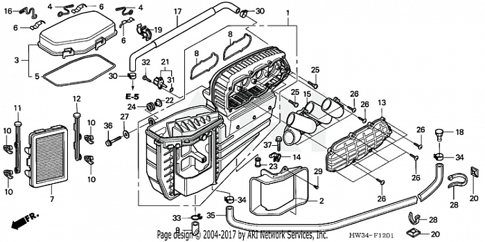 AIR CLEANER (NON-TURBO)