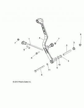 DRIVE TRAIN, GEAR SELECTOR - A14GH85AD/EAI (49ATVGEARSELECT13SCRAM)