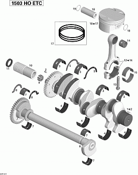 Crankshaft, Pistons And Balance Shaft 2