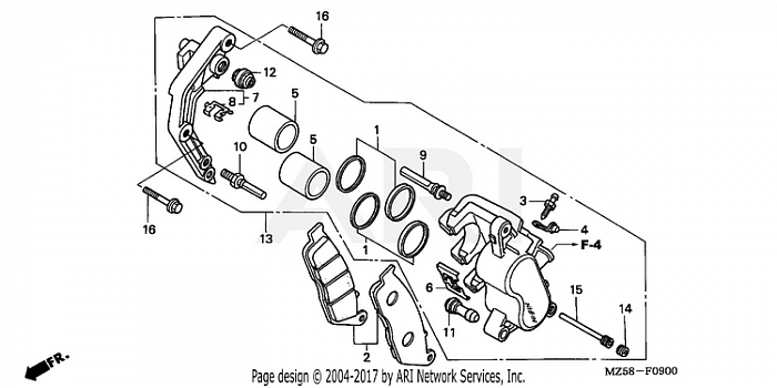 FRONT BRAKE CALIPER