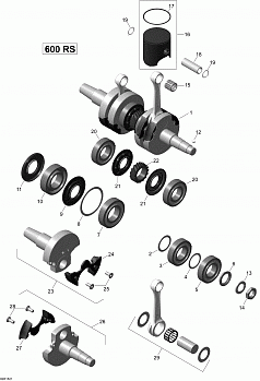 Crankshaft And Pistons _02R1521