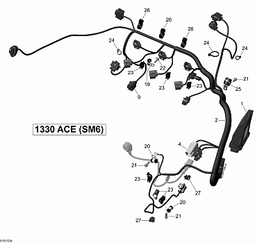 Engine Harness And Electronic Module _51R1534