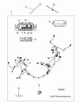 ELECTRICAL, WIRE HARNESS - A19DBA50A5 (101270)