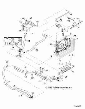 ENGINE, COOLING SYSTEM - Z17VFE92AK/AM/AB (701499)