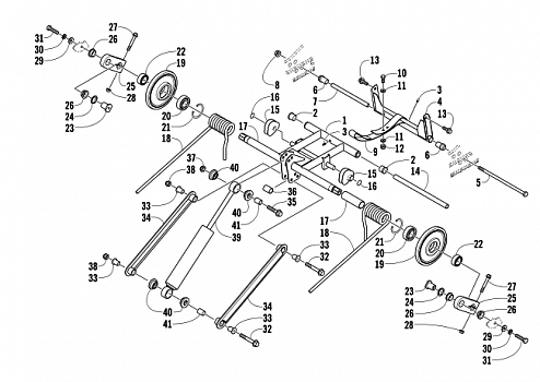 REAR SUSPENSION REAR ARM ASSEMBLY