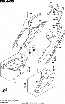 FRAME COVER (GSX-S1000AL9 E28)