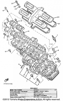 CYLINDER HEAD NONCALIFORNIA MODEL