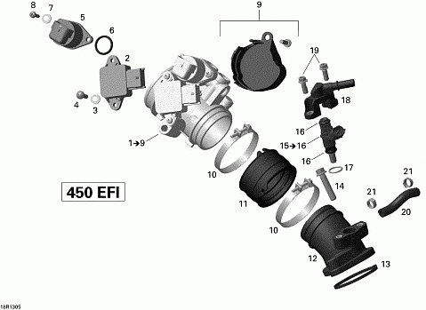 Air Intake Manifold And Throttle Body