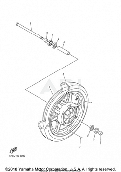 FRONT WHEEL FOR CAST WHEEL