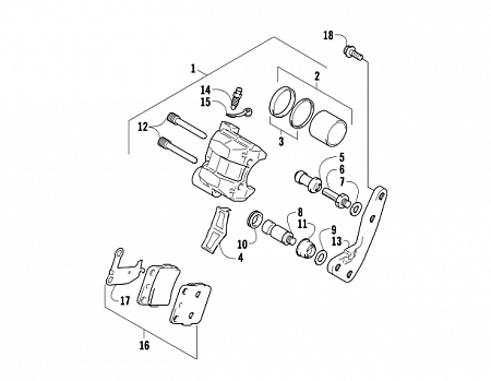 FRONT BRAKE ASSEMBLY