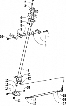 STEERING POST ASSEMBLY