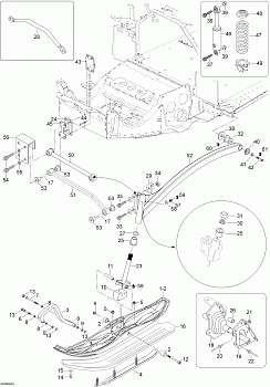 Front Suspension And Ski