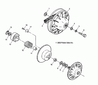 DRIVEN CLUTCH - A03CB32AA/FC (4999200059920005C06)