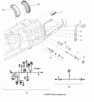 DASH INSTRUMENTS and CONTROLS  - R07RB50AA/RH50AA (49RGRDASH07500)