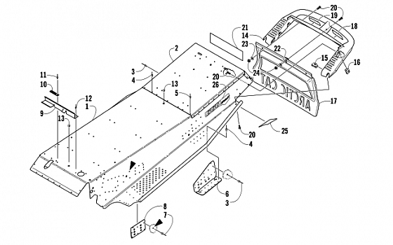 TUNNEL AND REAR BUMPER