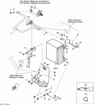 Battery And Starter