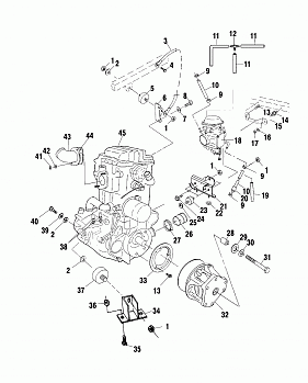 ENGINE MOUNTING - A00CL50AA (4954815481A011)