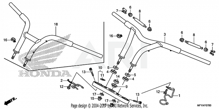 HANDLEBAR + TOP BRIDGE