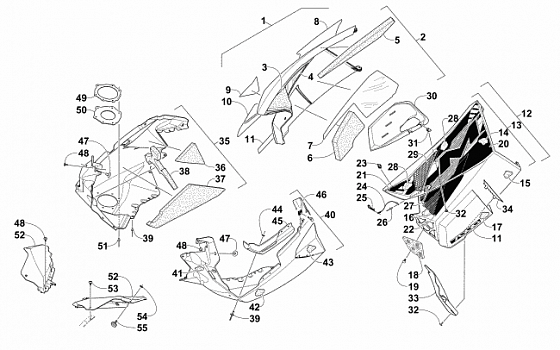 SKID PLATE AND SIDE PANEL ASSEMBLY