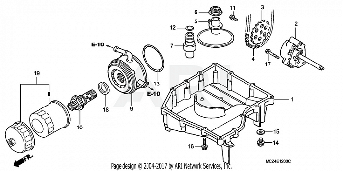 OIL PAN + OIL PUMP