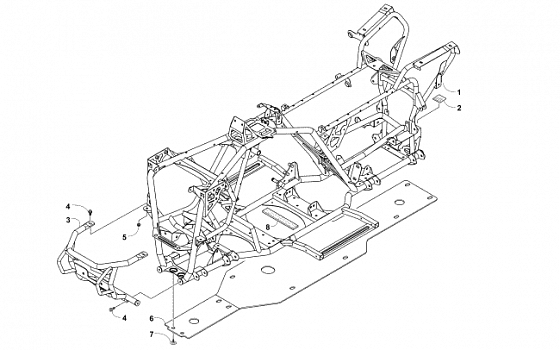 FRAME AND RELATED PARTS