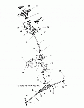 STEERING, STEERING ASM. - Z14ST1EFX (49RGRSTEERING141KI)